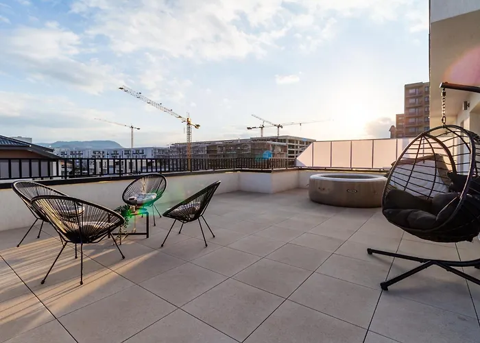 Skylark - Cairo Penthouse Cu Jacuzzi Si La Munte *